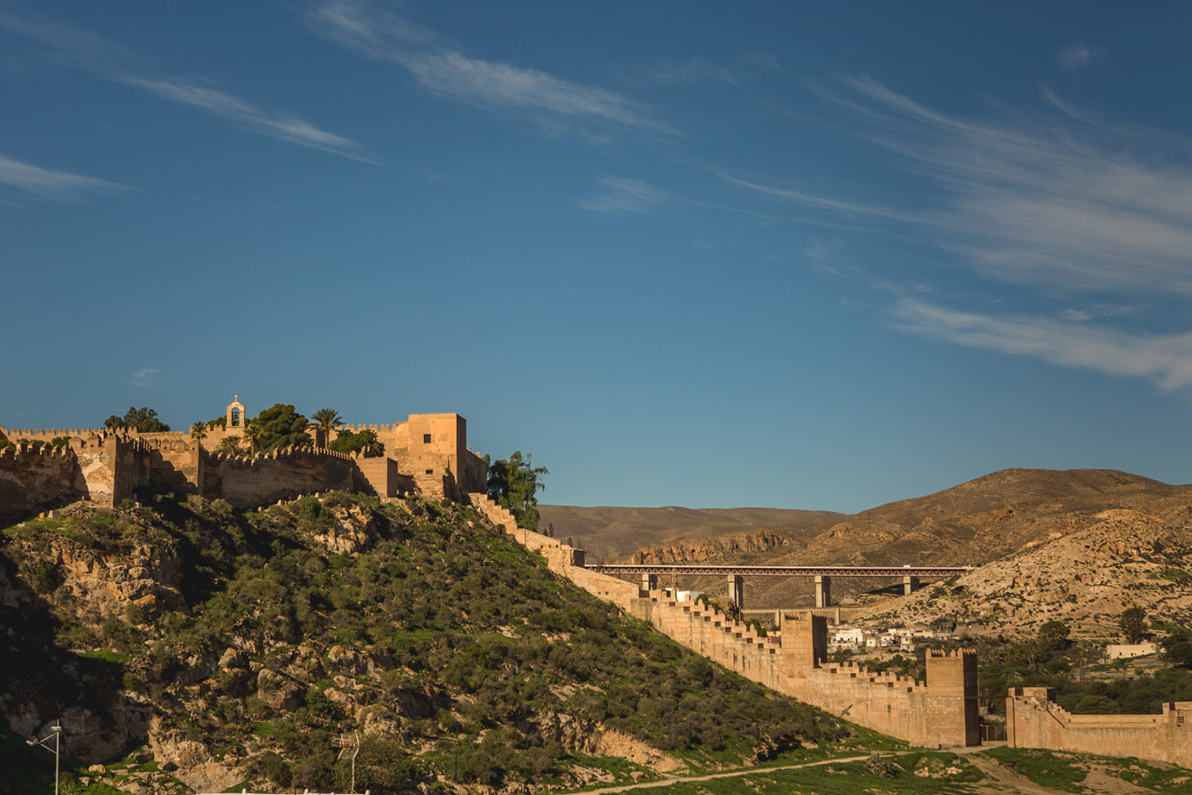 Muralla exterior de la Alcazaba de Almería